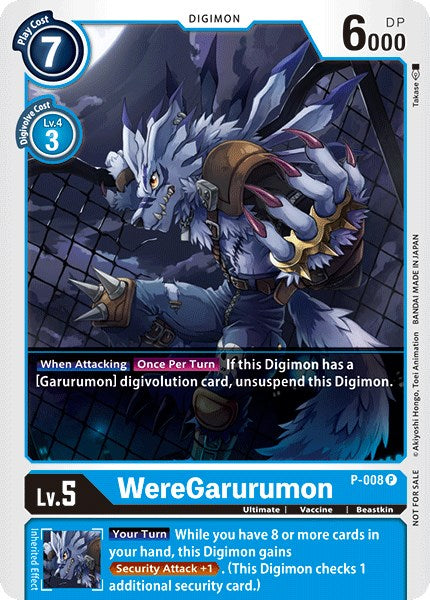 WereGarurumon P-008 [ Inglese / Giapponese ]