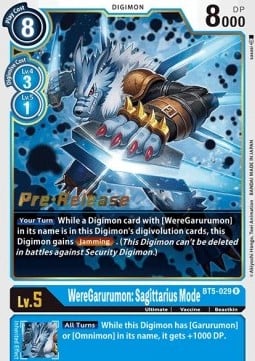WereGarurumon: Sagittarius Mode BT5-029 [ Inglese / Giapponese ]