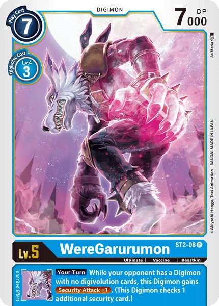 WereGarurumon ST2-08 [ Inglese / Giapponese ]