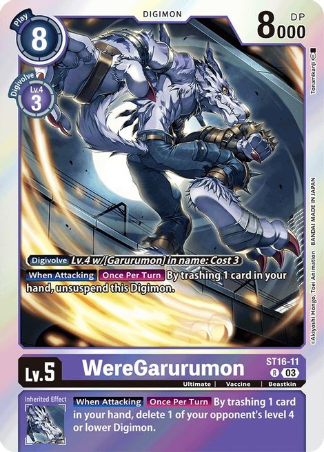WereGarurumon ST16-11 [ Inglese / Giapponese ]