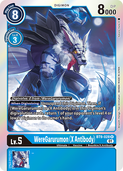 WereGarurumon BT9-028 [ Inglese / Giapponese ]