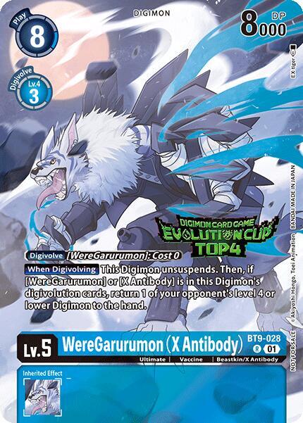 WereGarurumon (Evolutioncup 2024 TOP 4) BT9-028 [ Inglese / Giapponese ]