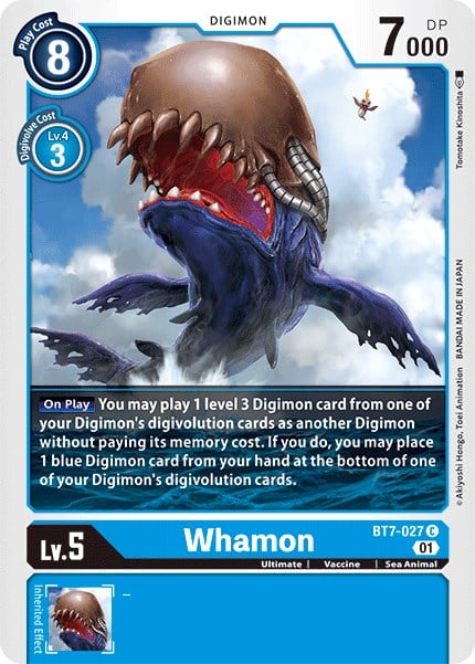 Whamon BT7-027 [ Inglese / Giapponese ]