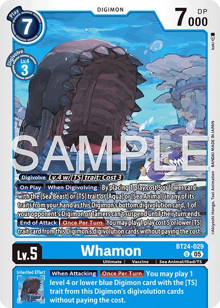 Whamon BT24-029 [ Inglese / Giapponese ]