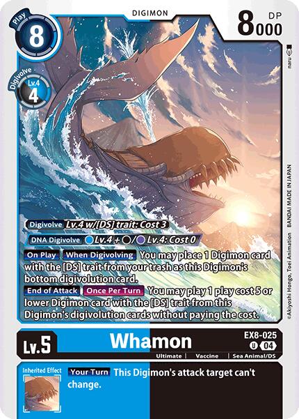 Whamon EX8-025 [ Inglese / Giapponese ]