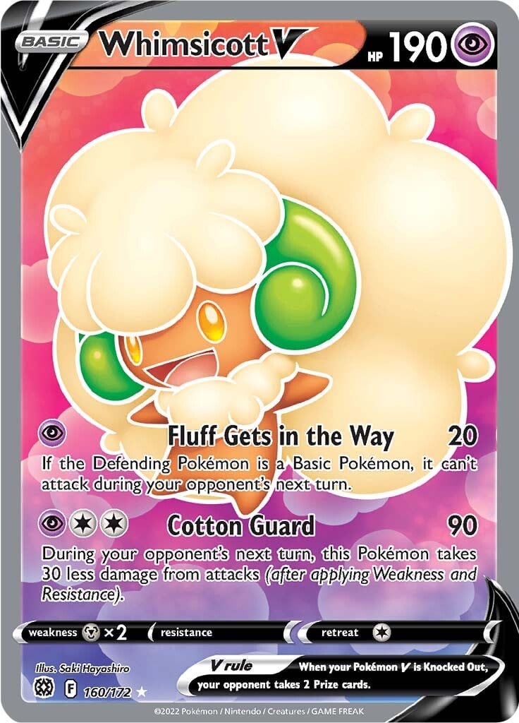 Whimsicott V - Astri Lucenti 160/172 [ Italiano / Inglese ]