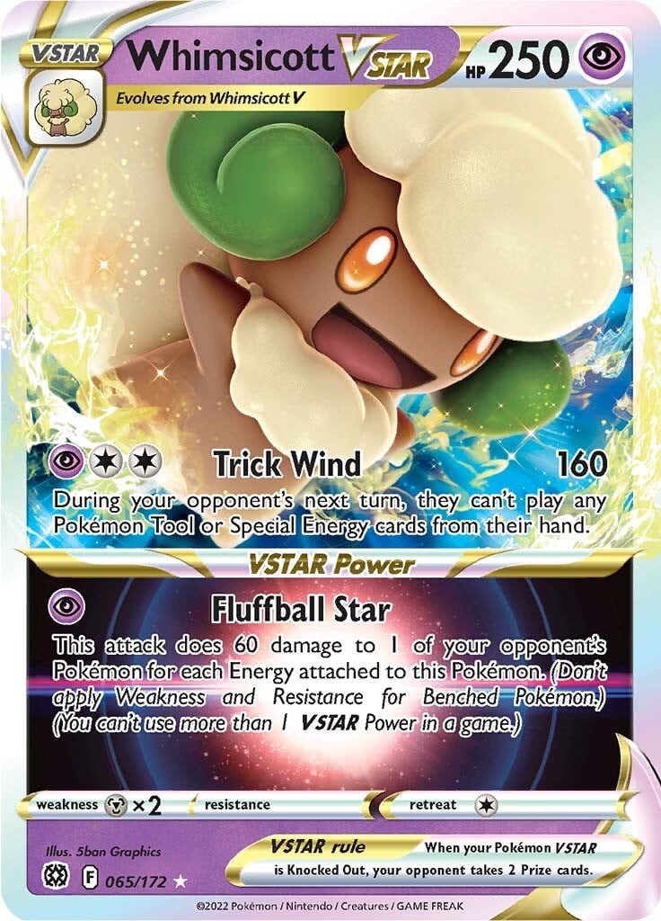 Whimsicott V ASTRO - Astri Lucenti 065/172 [ Italiano / Inglese ]