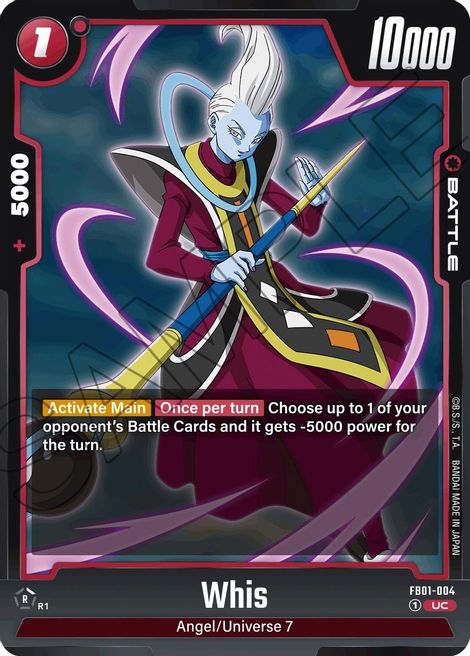 Whis FB01-004 [ Inglese / Giapponese ]