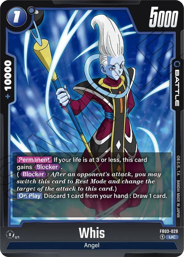 Whis FB03-029 [ Inglese / Giapponese ]