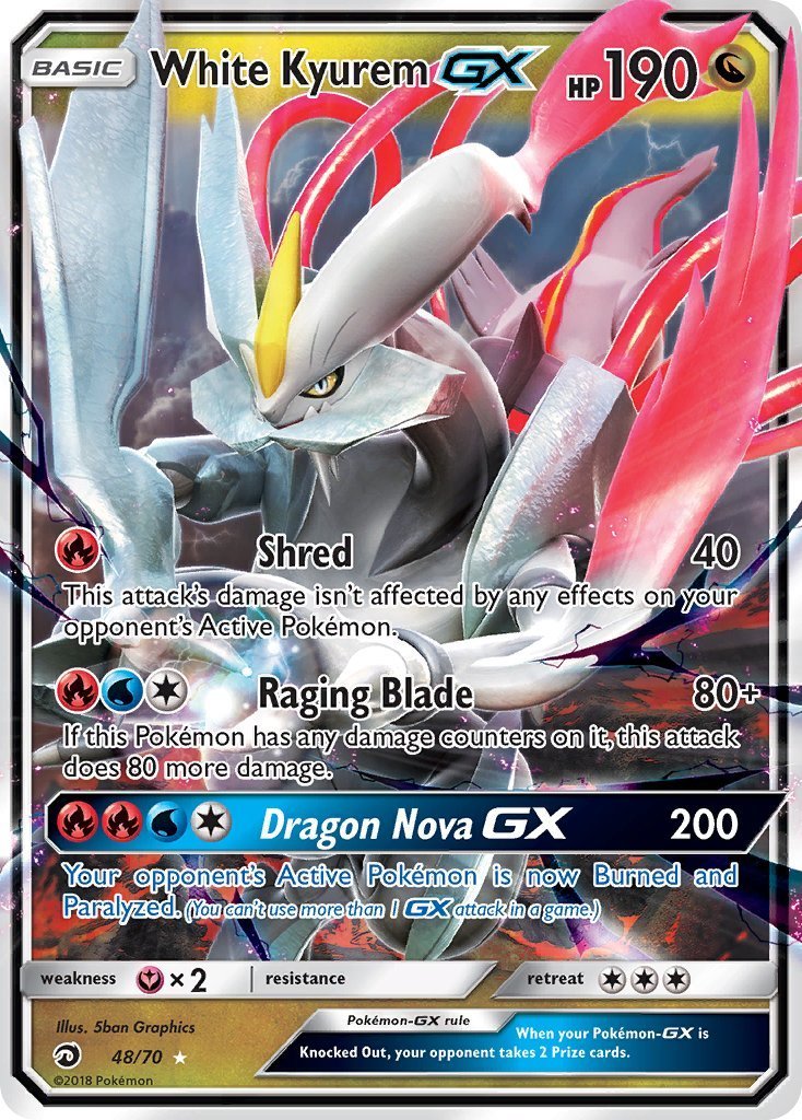 Kyurem Bianco GX - Trionfo Dei Draghi 48/70 [ Italiano / Inglese ]