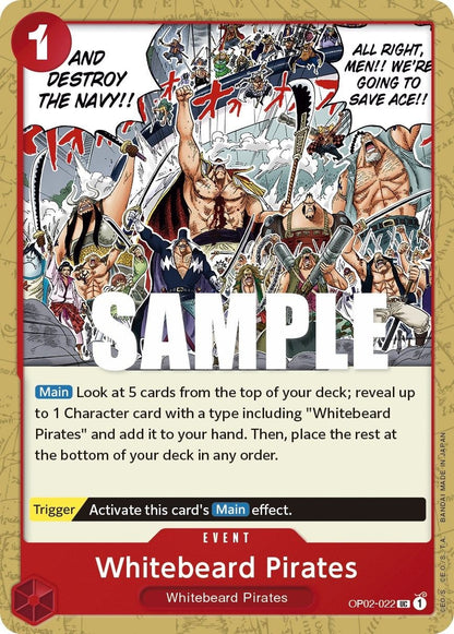 Whitebeard Pirates OP02-022 [ Inglese / Giapponese / Francese / Cinese Semplificato ]