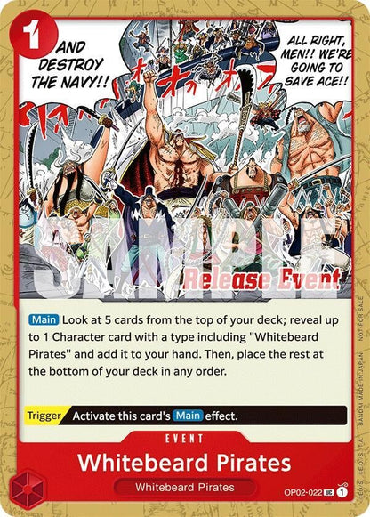 Whitebeard Pirates OP02-022 [ Inglese / Giapponese / Francese / Cinese Semplificato ]