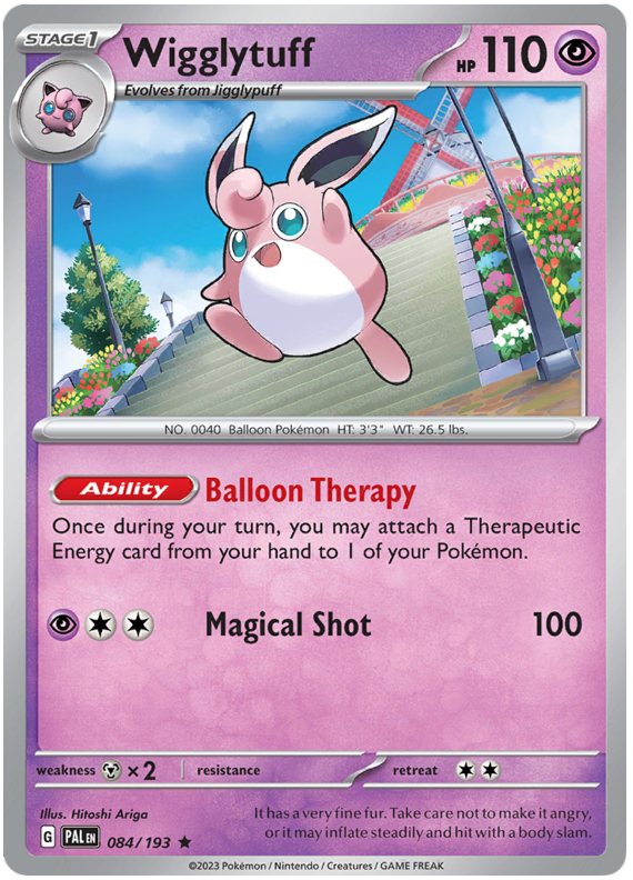 Wigglytuff - Evoluzioni a Paldea 084/193 [ Italiano ]