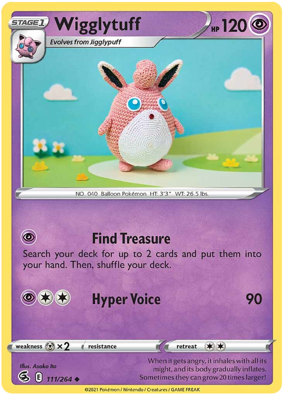Wigglytuff - Colpo Fusione 111/264 [ Italiano / Inglese ]