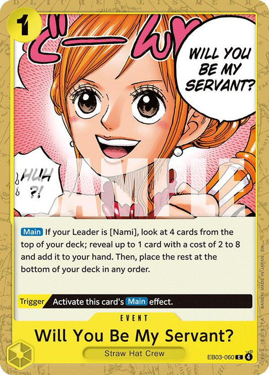 Will You Be My Servant? EB03-060 [ Inglese / Giapponese / Francese / Cinese Semplificato ]