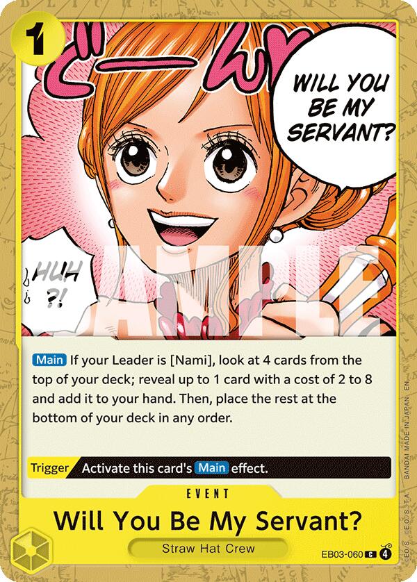 Will You Be My Servant? EB03-060 [ Inglese / Giapponese / Francese / Cinese Semplificato ]