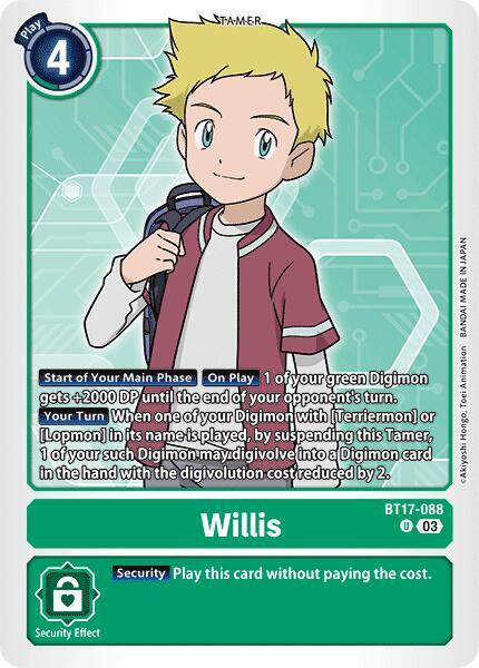 Willis BT17-088 [ Inglese / Giapponese ]