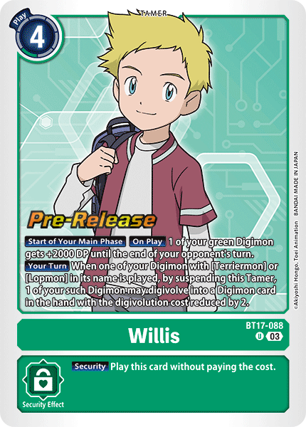 Willis BT17-088 [ Inglese / Giapponese ]