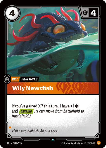 Wily Newtfish (Uncommon) [ Inglese / Cinese Semplificato ]