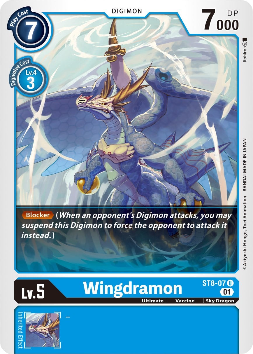 Wingdramon ST8-07 [ Inglese / Giapponese ]