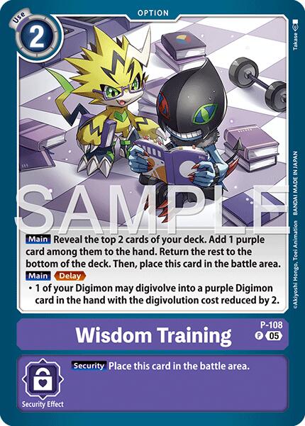 Wisdom Training P-108 [ Inglese / Giapponese ]