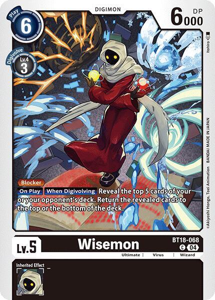 Wisemon BT18-068 [ Inglese / Giapponese ]