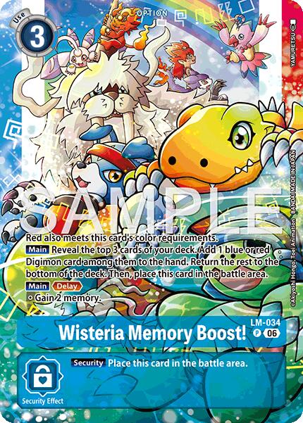 Wisteria Memory Boost! LM-034 [ Inglese / Giapponese ]