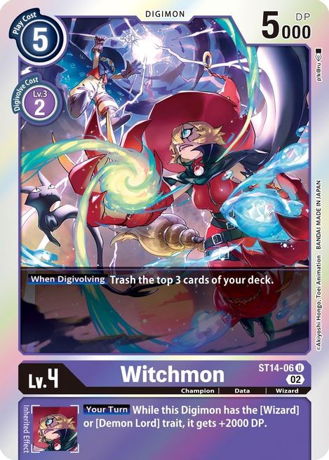 Witchmon ST14-166 [ Inglese / Giapponese ]