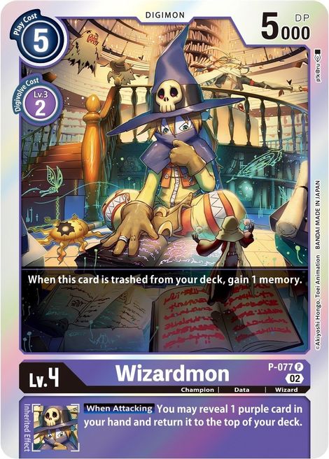 Wizardmon P-077 [ Inglese / Giapponese ]