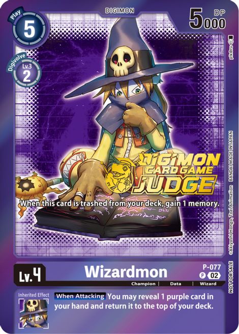 Wizardmon P-077 [ Inglese / Giapponese ]