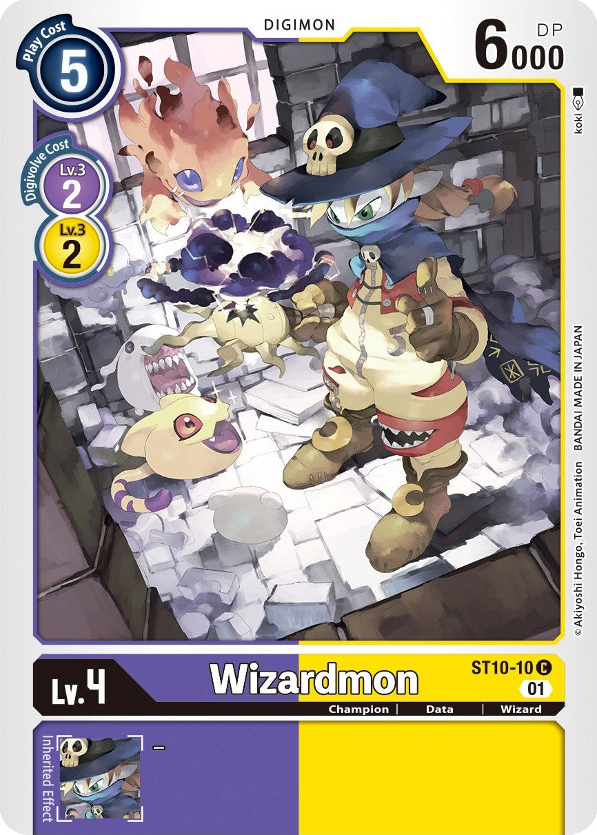 Wizardmon ST10-10 [ Inglese / Giapponese ]