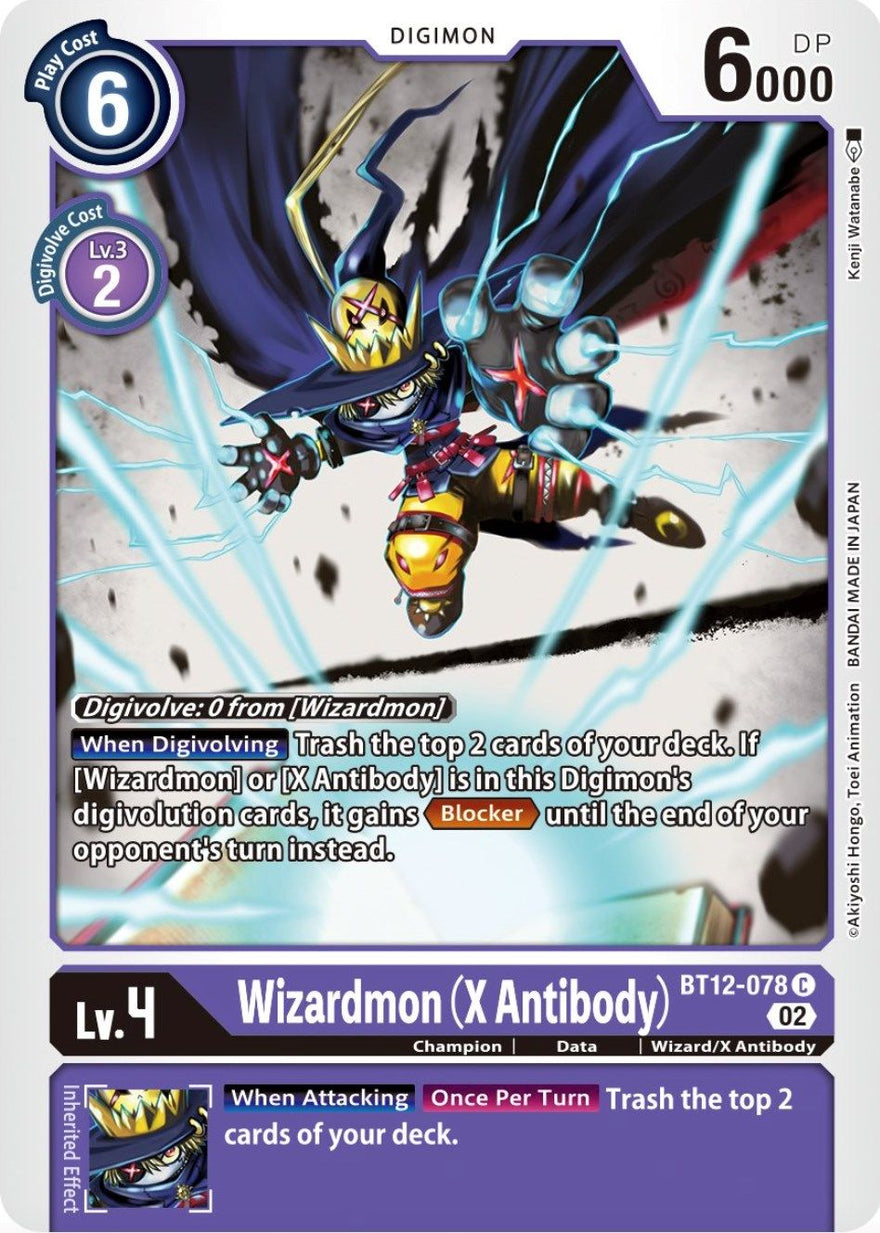 Wizardmon BT12-078 [ Inglese / Giapponese ]