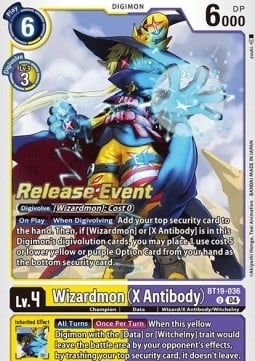 Wizardmon (X Antibody) BT19-036 [ Inglese / Giapponese ]