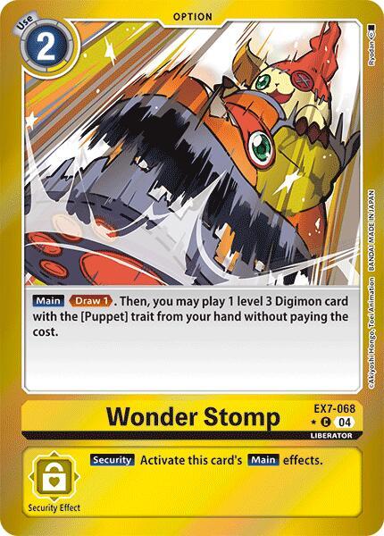 Wonder Stomp EX7-068 [ Inglese / Giapponese ]