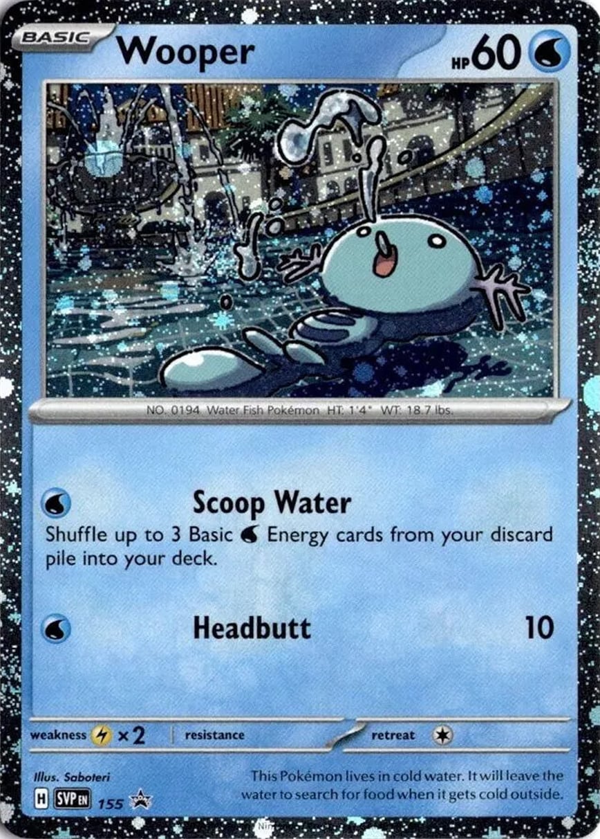 Wooper - SVP Black Star Promos SVP 155 [ Inglese ]