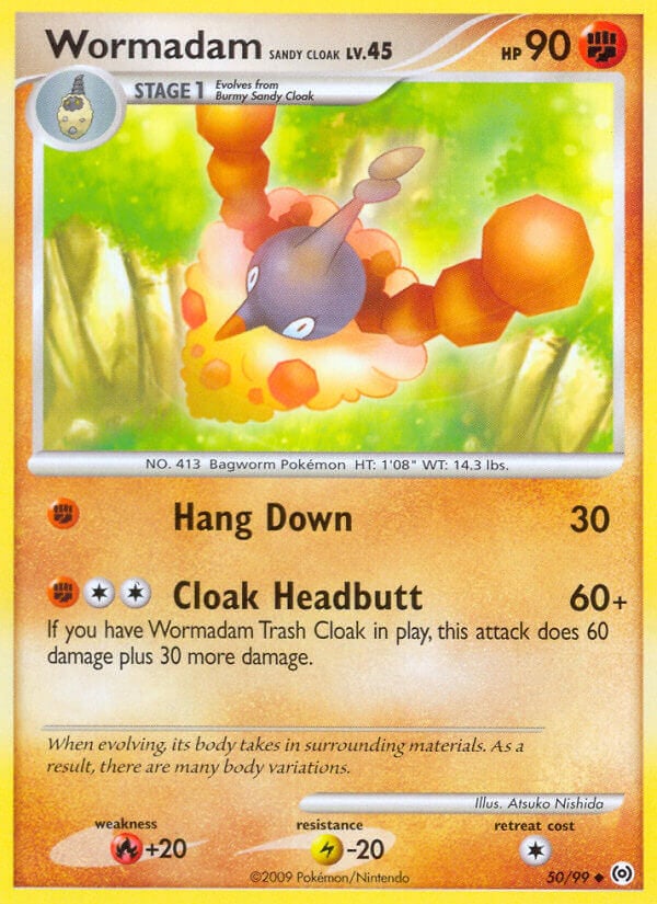 Wormadam Sandy Cloak Lv.45 - Arceus 050/099 [ Italiano / Inglese ]