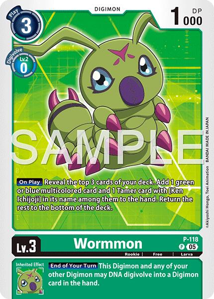 Wormmon P-118 [ Inglese / Giapponese ]