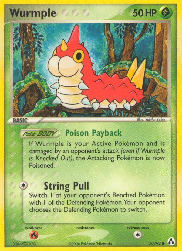 Wurmple - EX La Leggenda di Mew 70/92 [ Italiano / Inglese ]