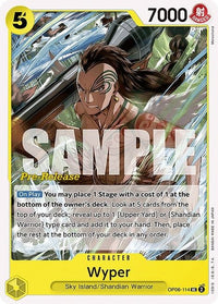 UNCOMMON - (Pre-Release Stamp) - OP-06: Wings of the Captai.