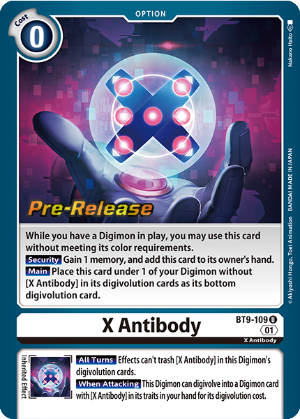 X Antibody BT9-109 [ Inglese / Giapponese ]