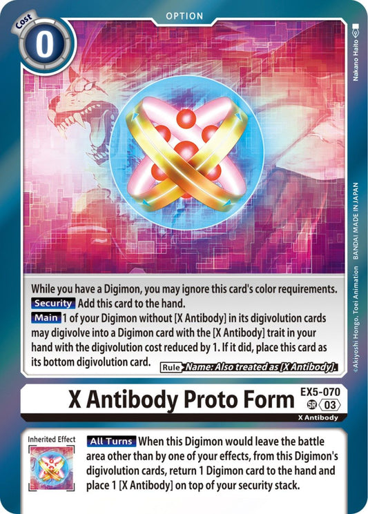 X Antibody Proto Form EX5-070 [ Inglese ]