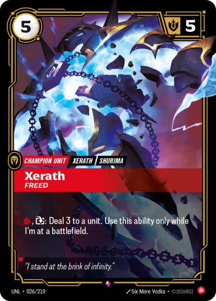 Xerath, Freed (RARE) [ Inglese / Cinese Semplificato ]