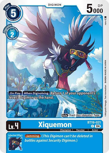 Xiquemon BT19-021 [ Inglese / Giapponese ]