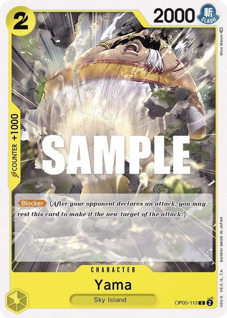 Yama OP05-113 [ Inglese / Giapponese / Francese / Cinese Semplificato ]