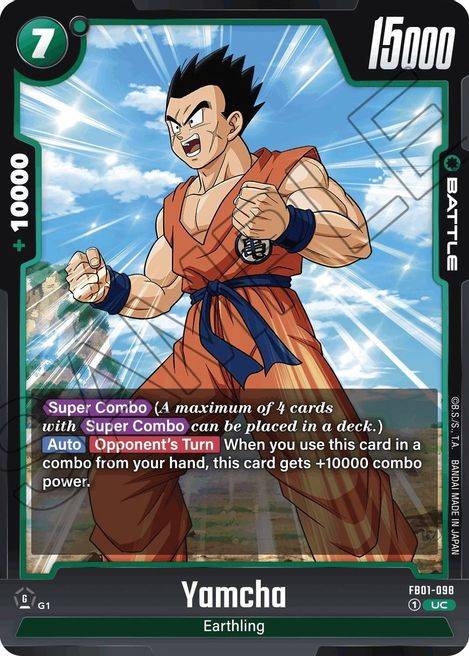 Yamcha FB01-098 [ Inglese / Giapponese ]