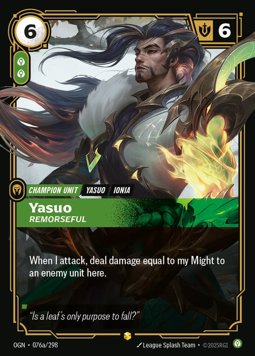 Yasuo - Remorseful [ Inglese / Cinese Semplificato ]