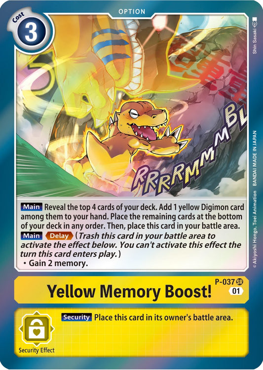 Yellow Memory Boost! P-037 [ Inglese / Giapponese ]