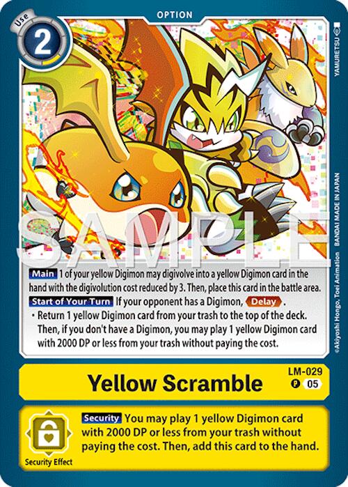 Yellow Scramble LM-029 [ Inglese / Giapponese ]