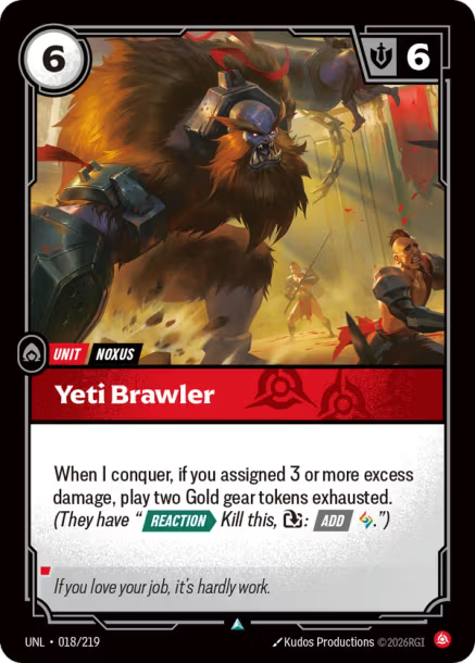 Yeti Brawler (Uncommon) [ Inglese / Cinese Semplificato ]