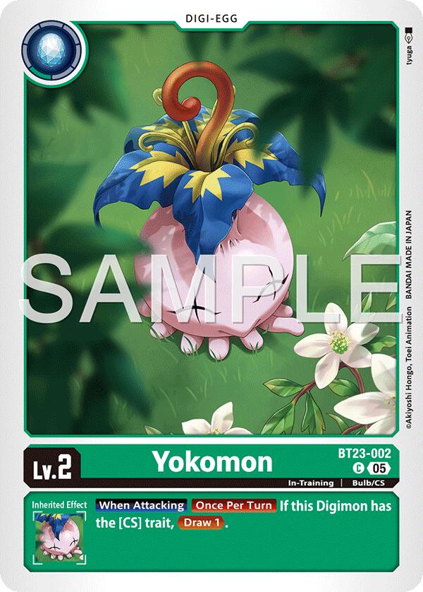 Yokomon BT23-002 [ Inglese / Giapponese ]
